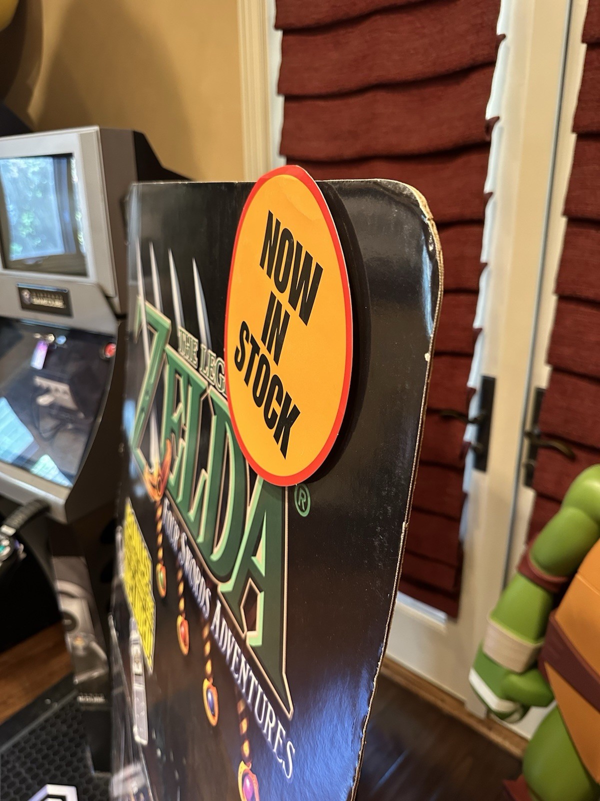 Legend of Zelda Four Swords Adventure Gamecube Promo Store Display Standee OEM⚡️