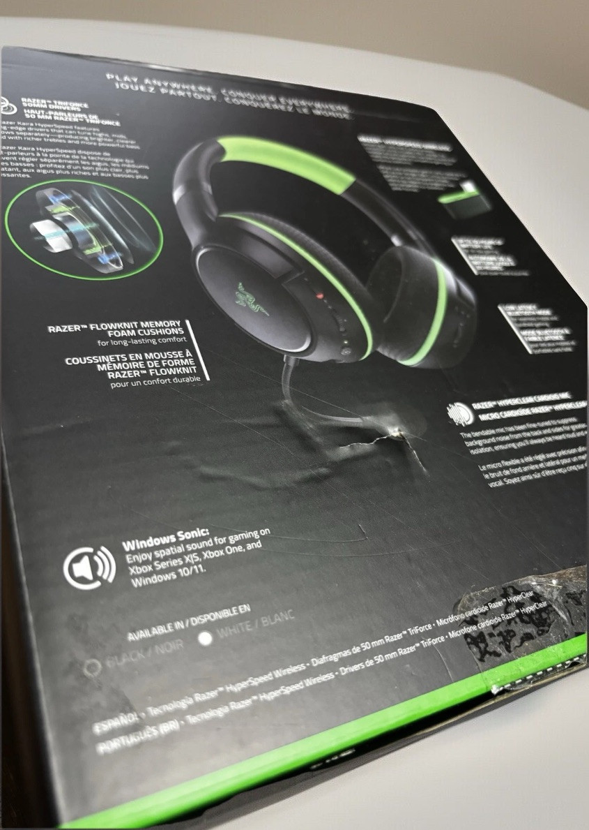 Razer Kaira Hyperspeed Wireless Gaming Headset• Xbox Series,Multi Platform•BLK