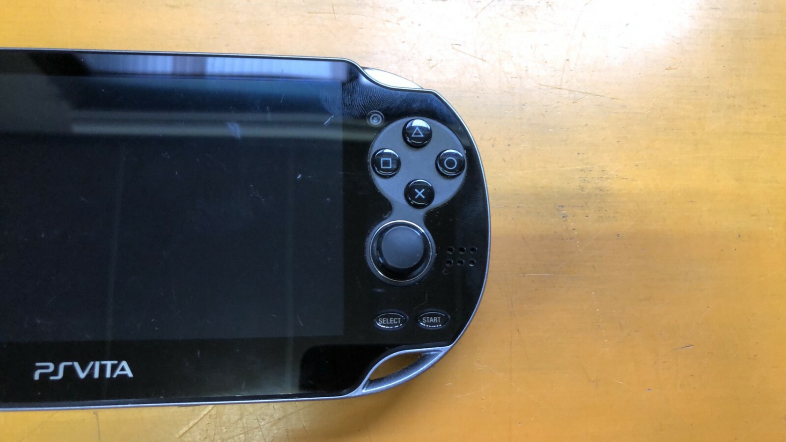 PlayStation PS Vita Wi-Fi Console Crystal Black OLED PCH-1000 ZA01 with pouch