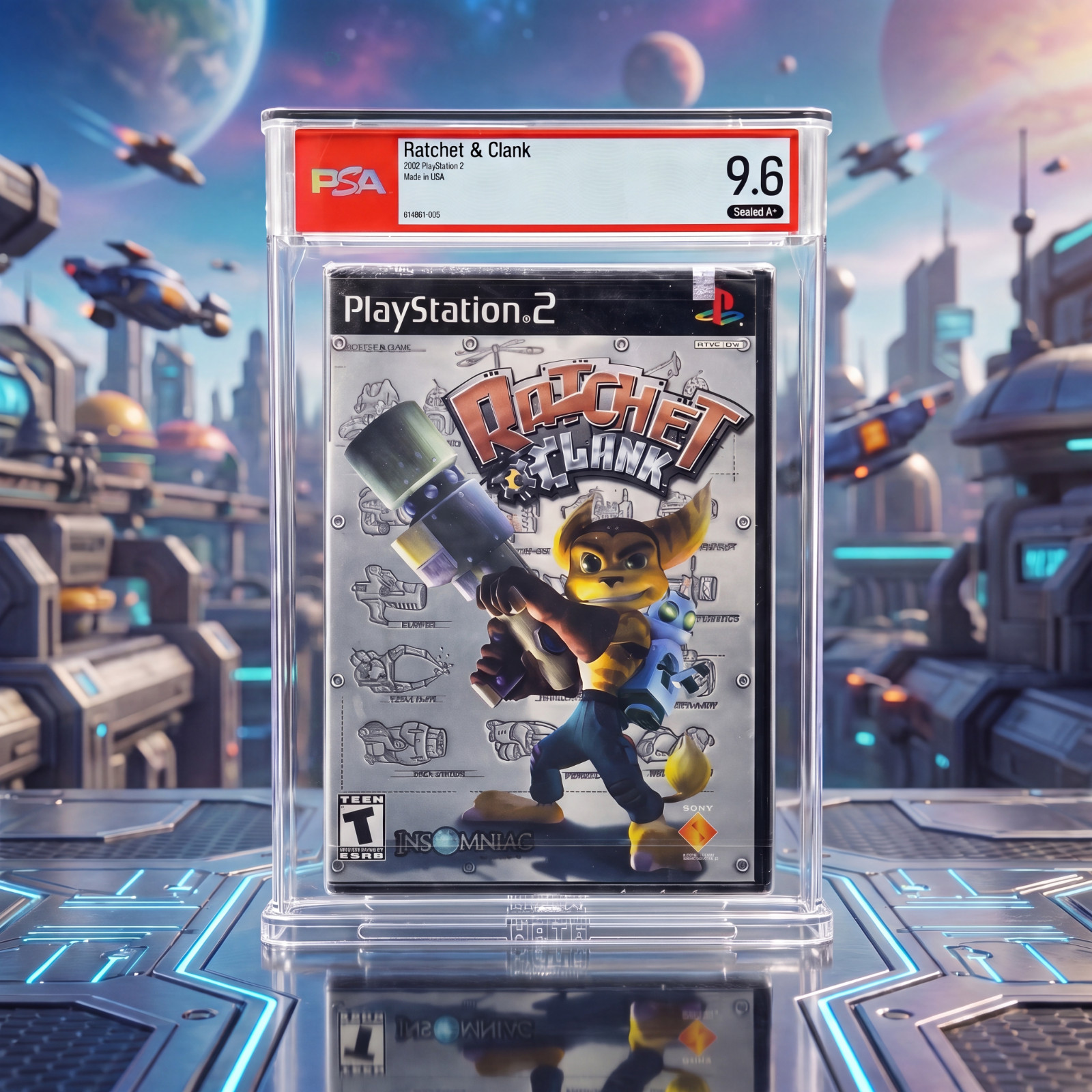 Ratchet & Clank • PSA 9.6 A+ • 1st Print • PlayStation 2