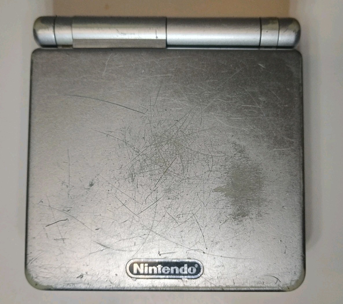 Nintendo Game Boy Advance SP Silver AGS-001 Console – Tested & Working W/Charger