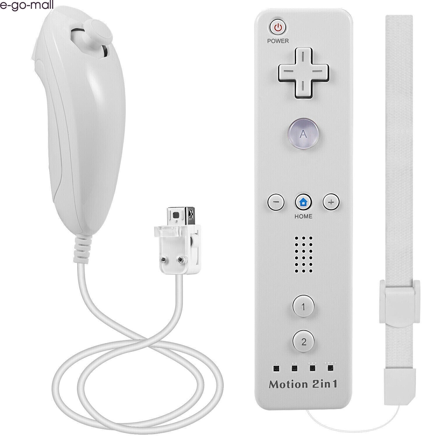 Motion Plus Wii Remote Controller & Nunchuck for Nintendo Wii & Wii U Console