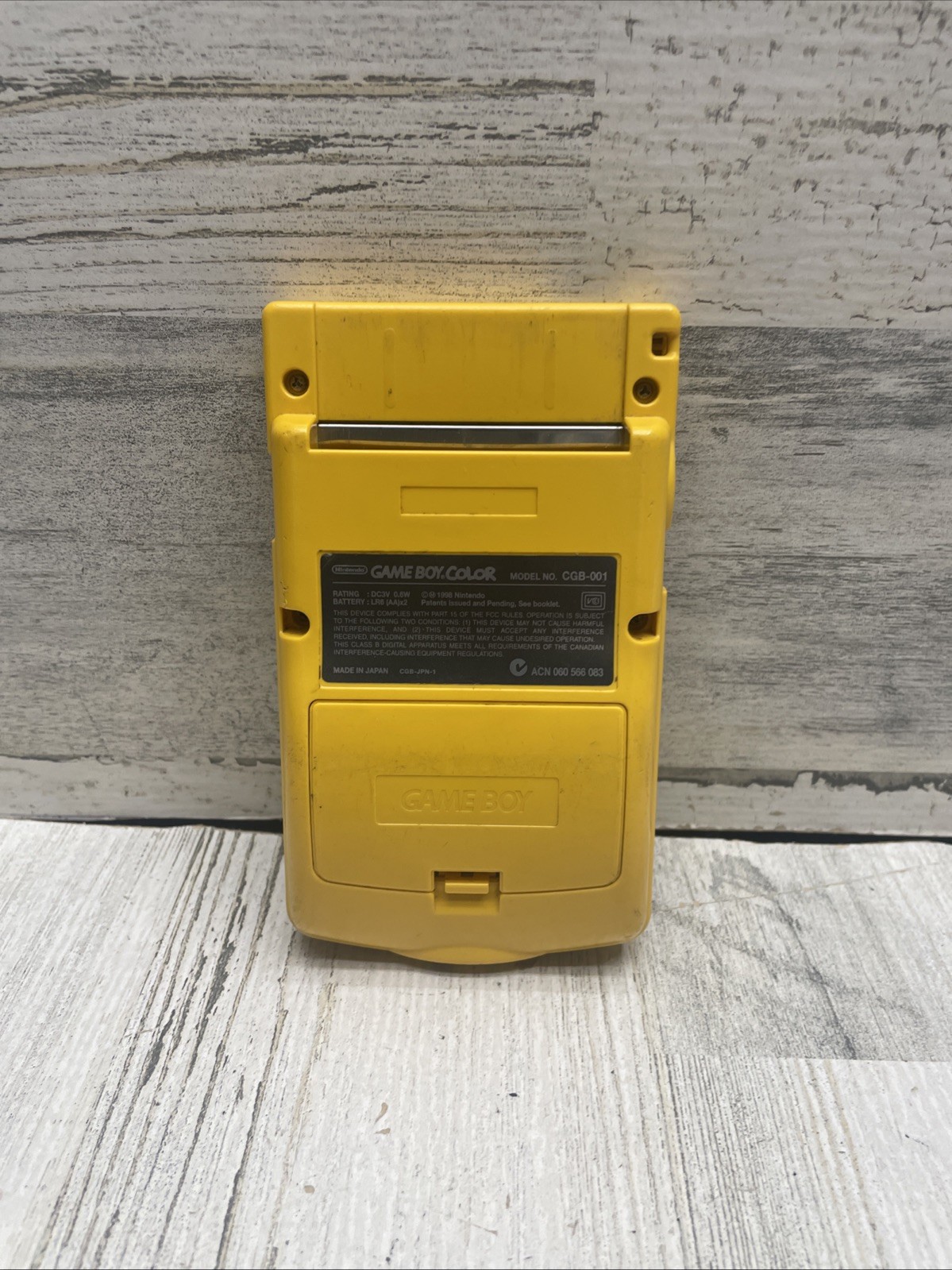 Nintendo Game Boy Color Handheld Game Console CGB-001 GBC Dandelion Yellow