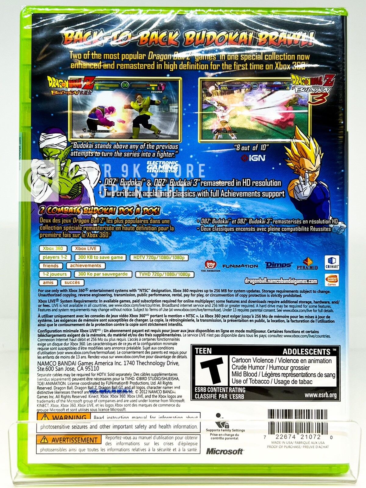 Dragon Ball Z Budokai HD Collection – Xbox 360 – Brand New | Factory Sealed