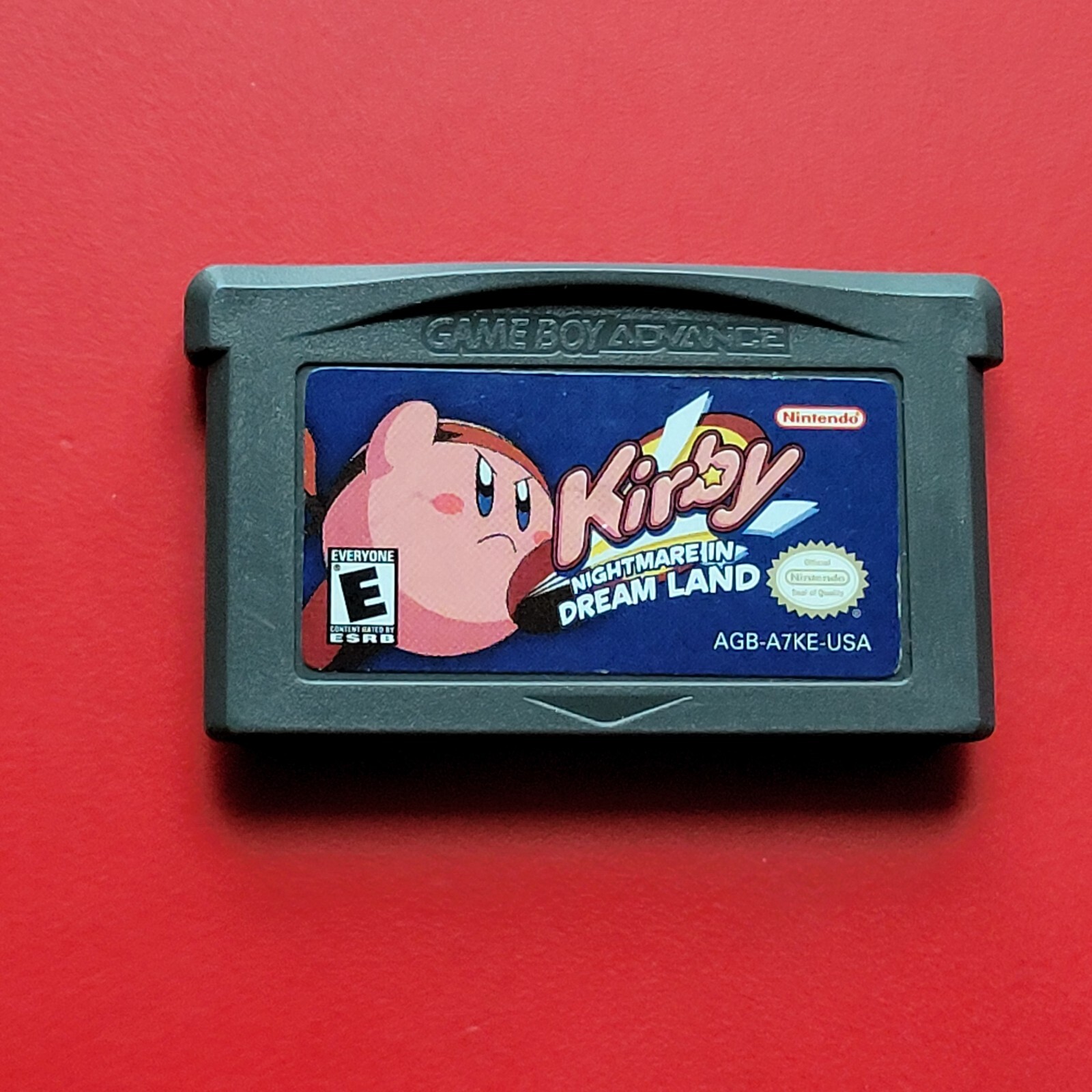 Kirby Nightmare in Dream Land Nintendo Game Boy Advance Authentic Flash Saves