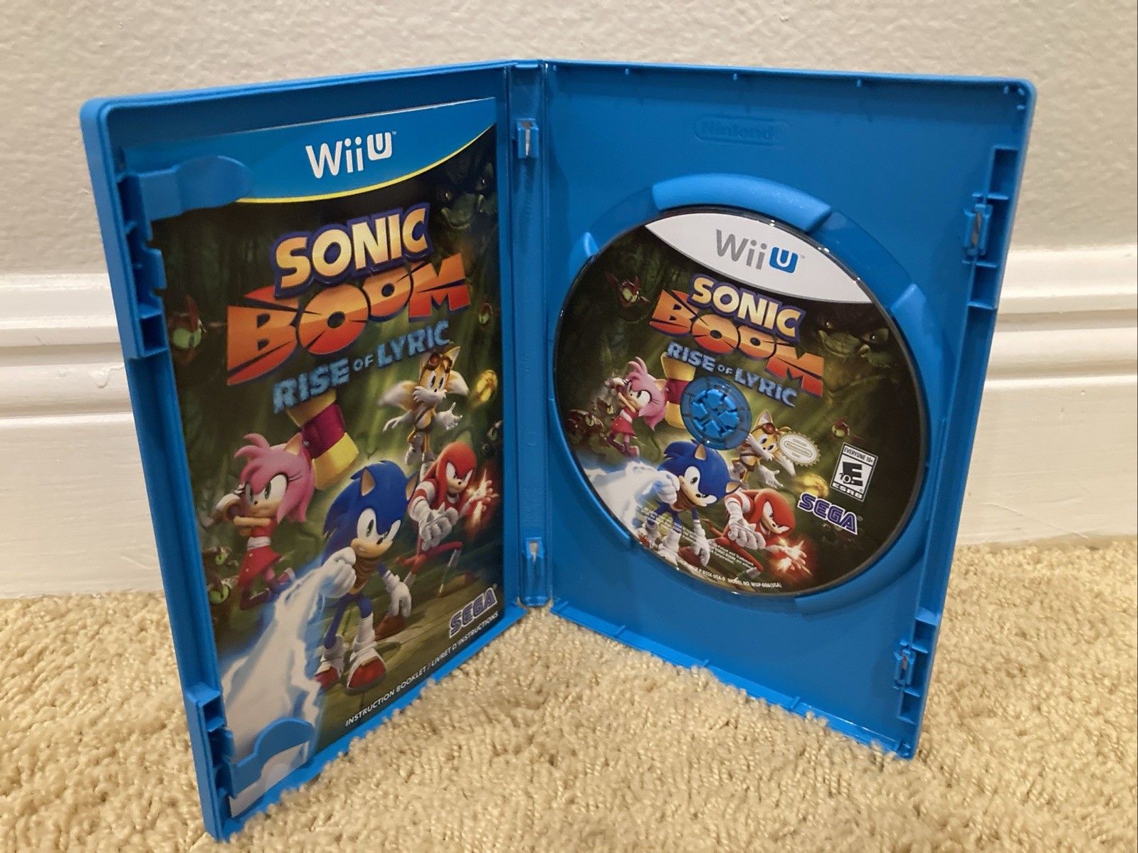 Sonic Boom Rise Of Lyric For Nintendo Wii U CIB- Tested!