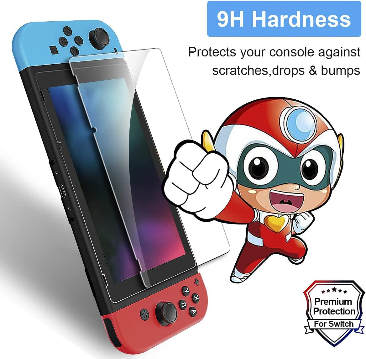 Nintendo Switch 2017 Screen Protector Ultra Clear 3 Pack 99.9 Transparency