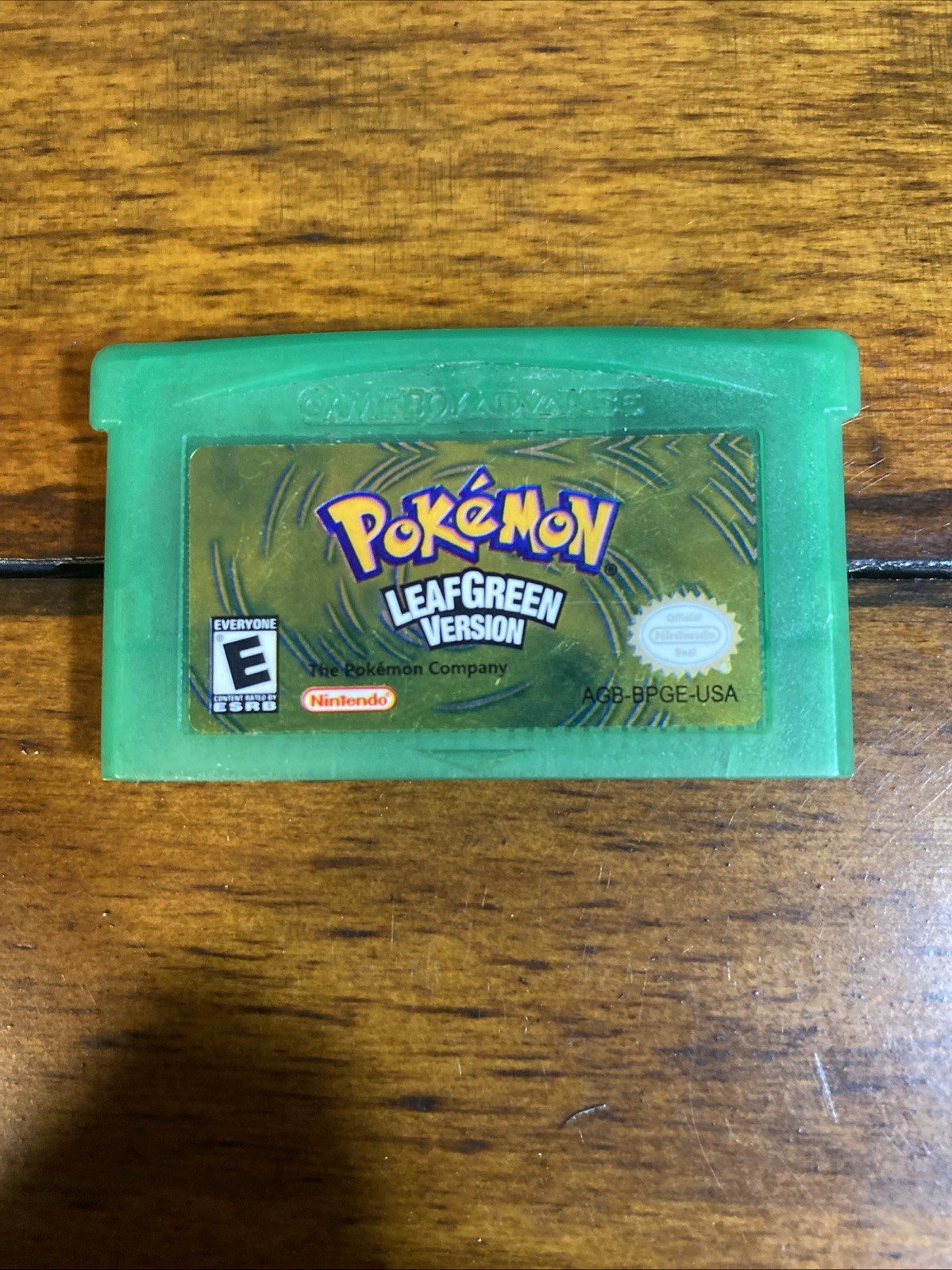 Nintendo Pokémon LeafGreen Version GBA Cartridge Only E Rated Pokemon Series