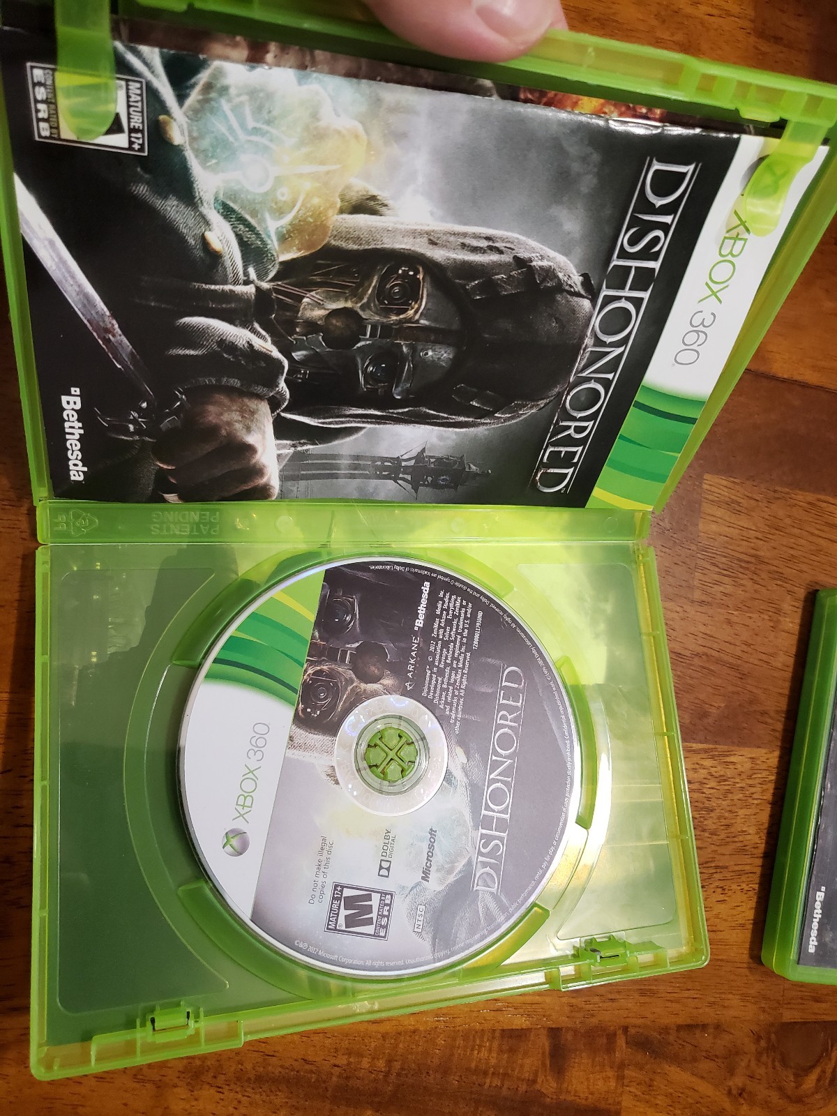 Dishonored (Microsoft Xbox 360, 2012) complete and tested!!