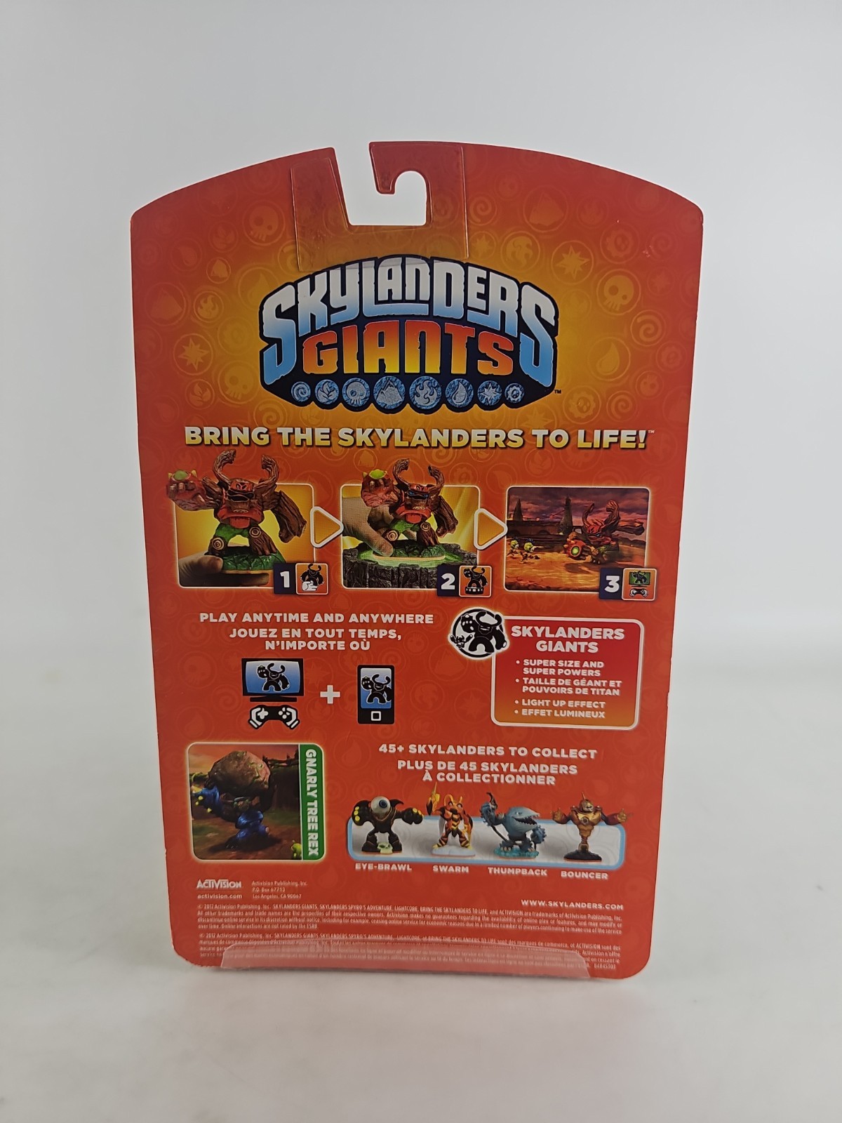 SKYLANDERS GIANTS GNARLY TREE REX NEW