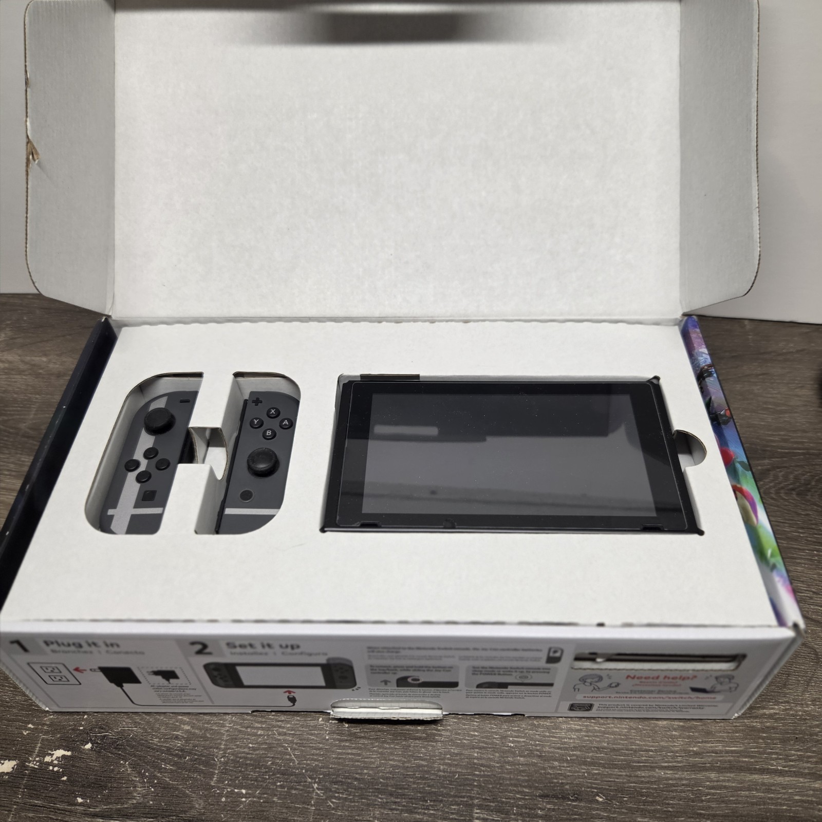Nintendo Switch Super Smash Bros Edition w/ Mario Kart, 256 Gb SD Card, Sonic ++