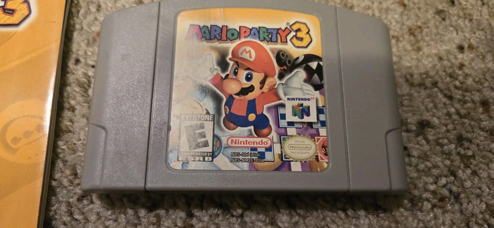 Mario Party 3 (Nintendo 64, N64, 2001) Authentic Tested Working Clean Cartridge