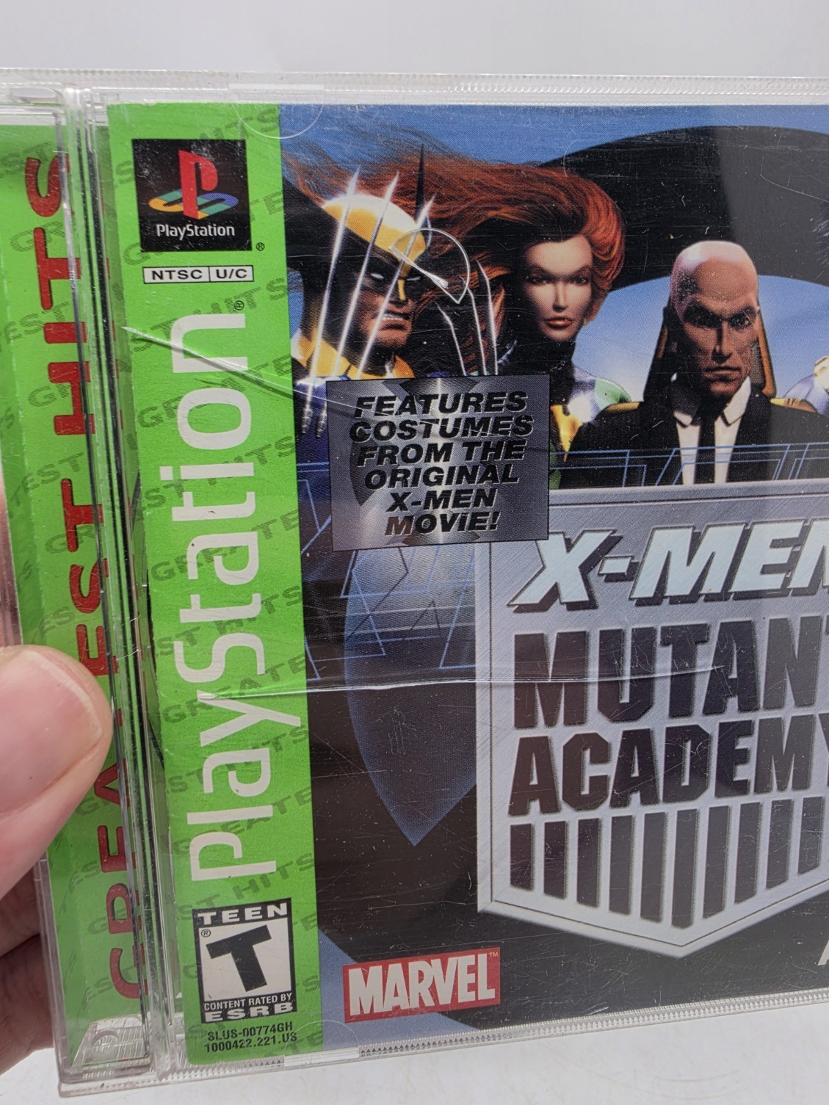 X-Men: Mutant Academy Greatest Hits (Sony PlayStation 1, 2003) Cib Complete