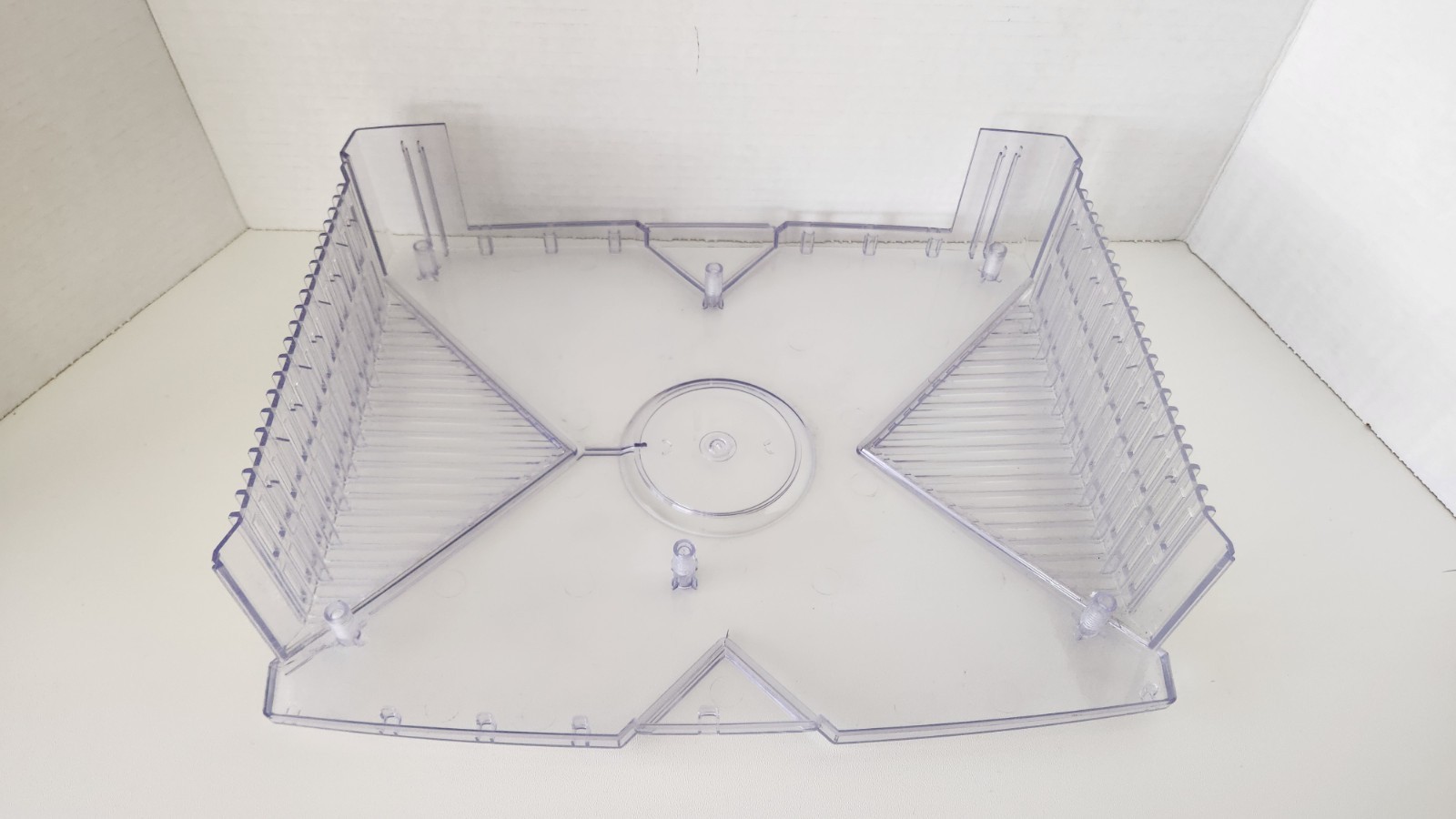 Original Xbox Clear Plastic Ghost Case Lid Upper Shell Read