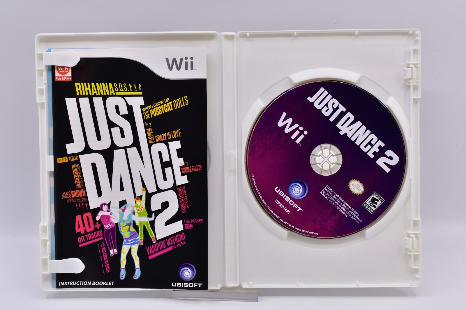 Wii Just Dance Just Dance 1 2 3 4 & Just Dance 2014 Game Bundle Tested & Working