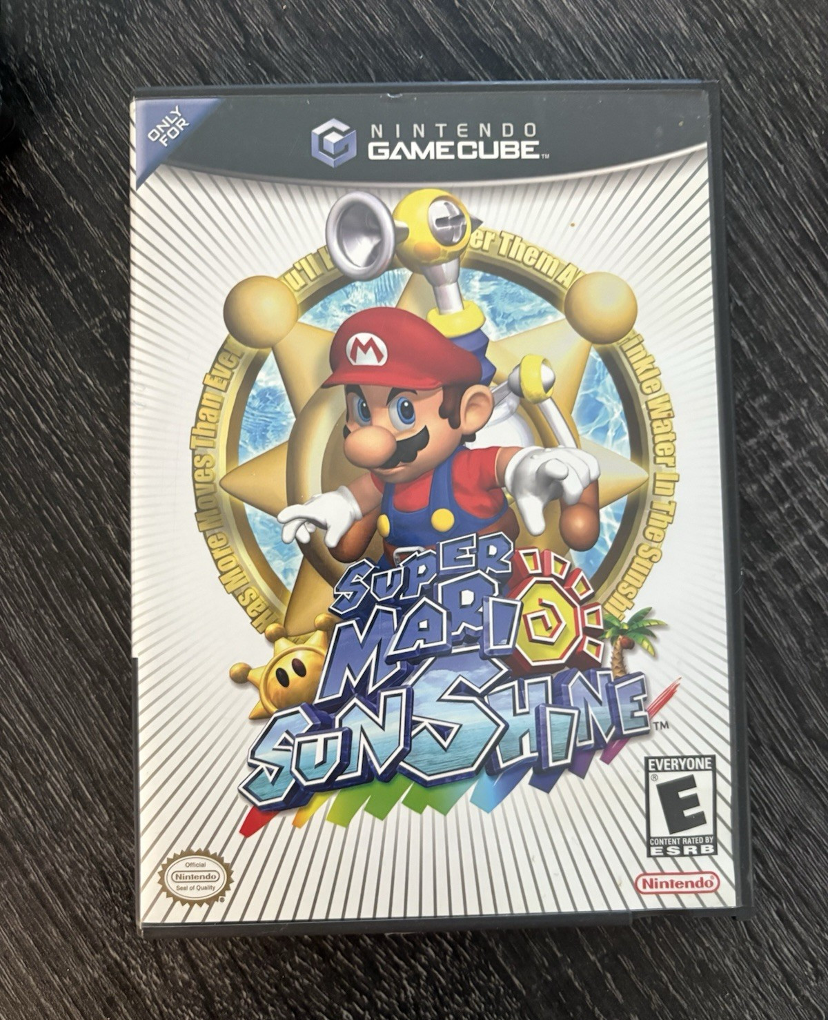 Nintendo Super Mario Sunshine GameCube Original DVD Keep Case/Box
