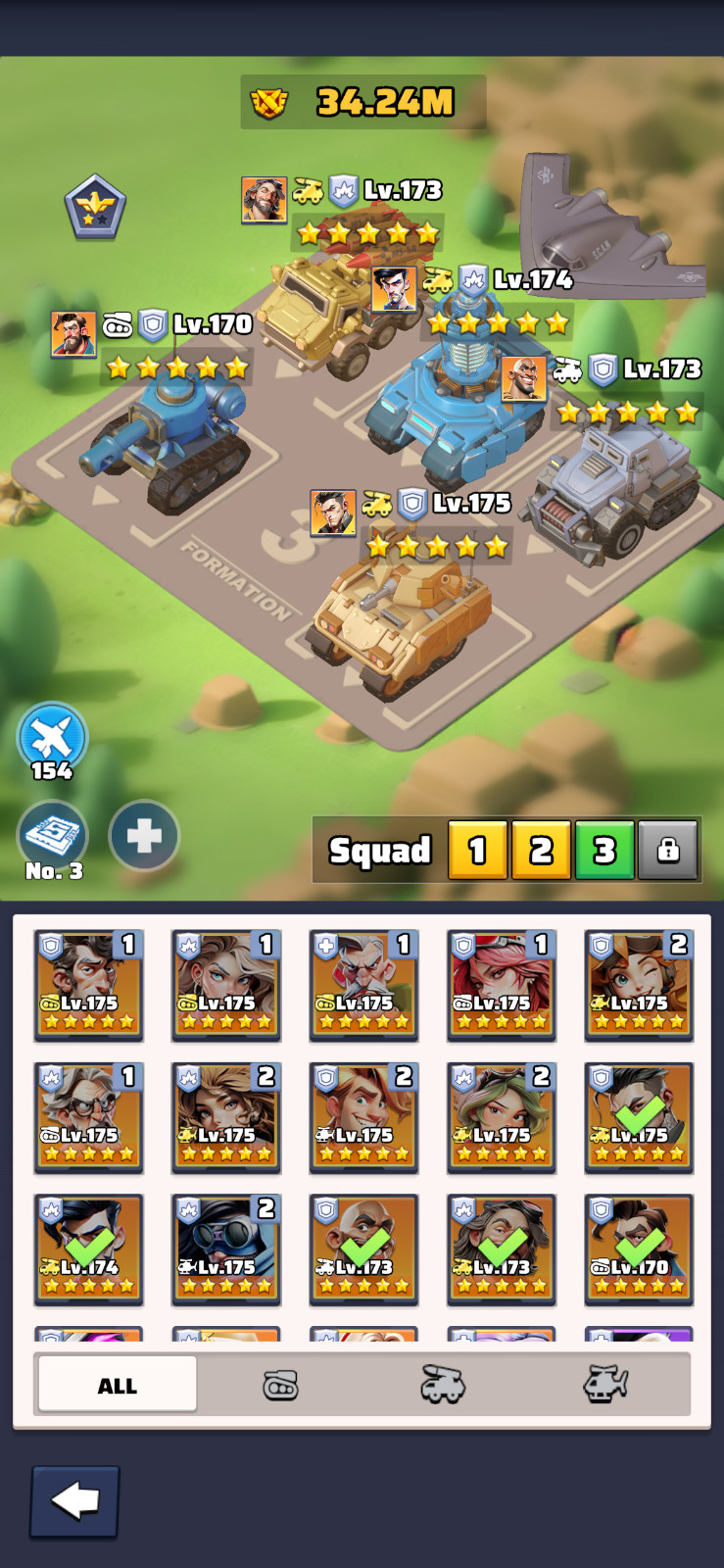 last war account 35 HQ T1 45m+ server 100*