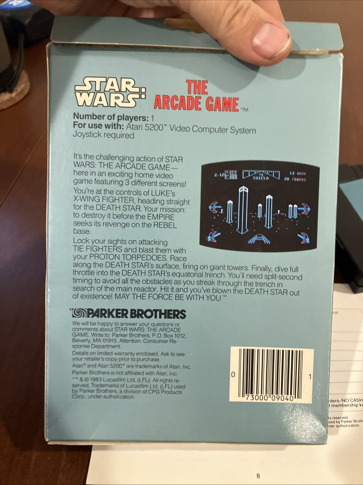 Star Wars The Arcade Game (Atari 5200) – COMPLETE BOX