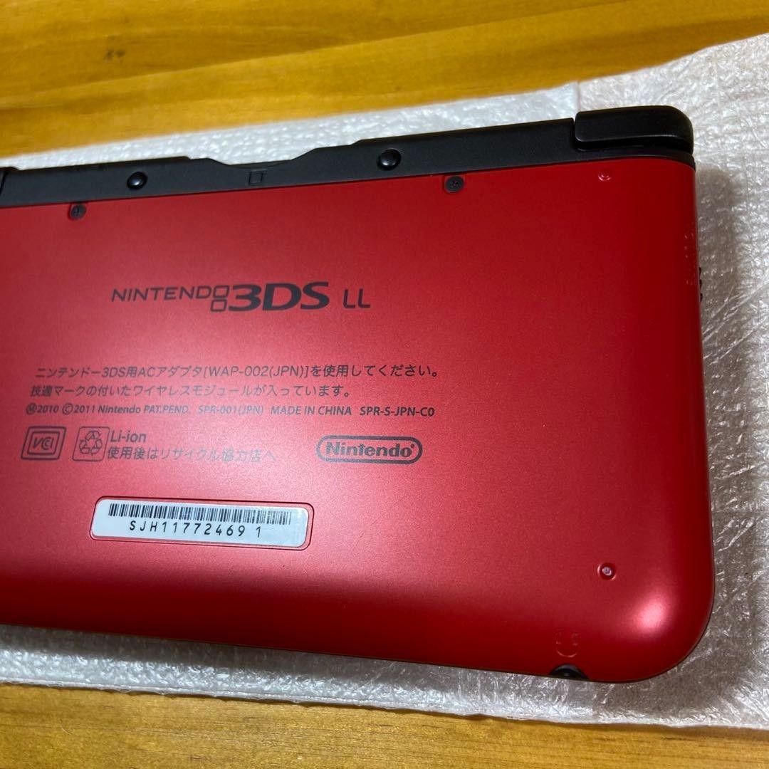 Nintendo 3DSLL Console, Red x Black 5838 From Japan