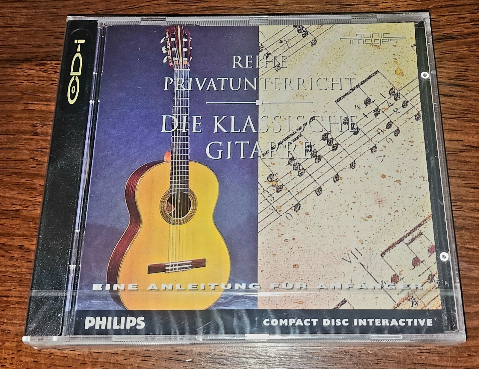 Philips CDi CD-i Reihe Privatunterricht: Die Klassische Gitarre Germany NEW RARE