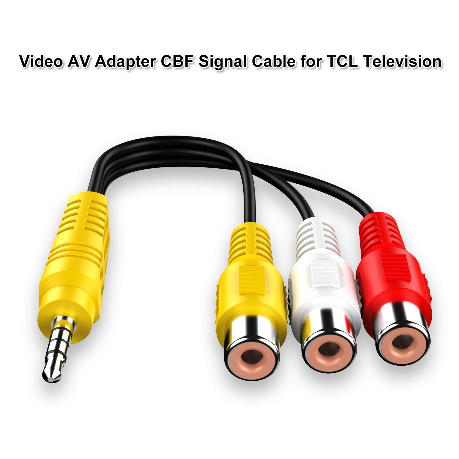 23CM High-Speed RCA to AV Adapter Cable for Seamless TCL TV Connection