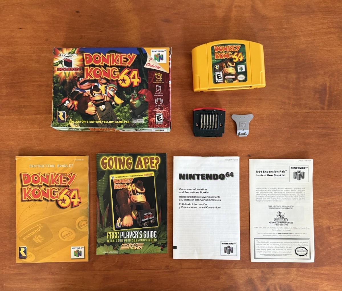 Donkey Kong 64 (Nintendo 64 N64) VGC CIB Complete w/ Expansion Pack & Tool