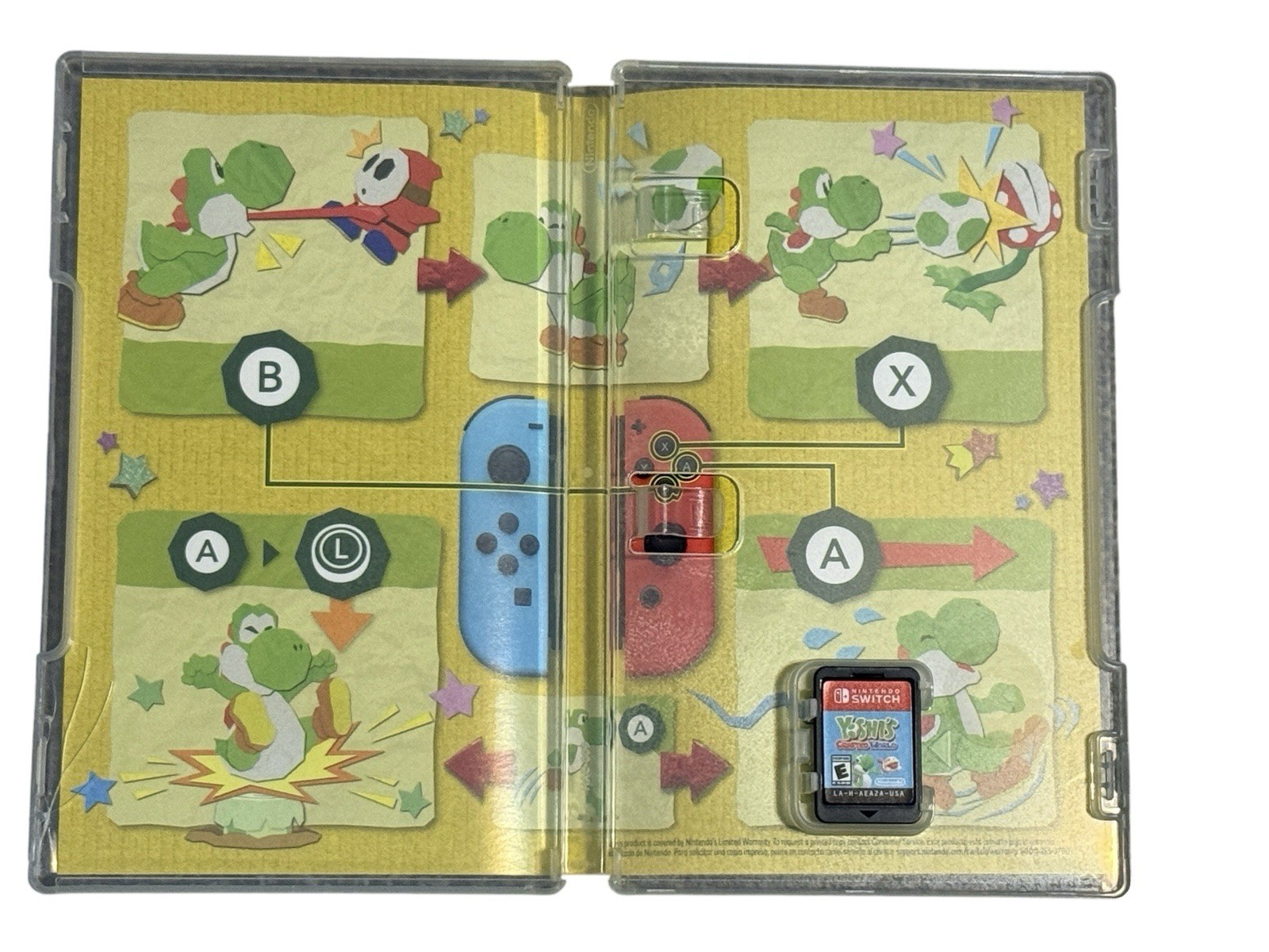 Nintendo Switch Yoshi’s Crafted World Game in Case