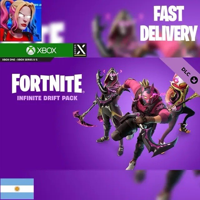 Fortnite Infinite Drift Pack Prepaid Gaming Card Xbox One Series X|S DM DETAILS