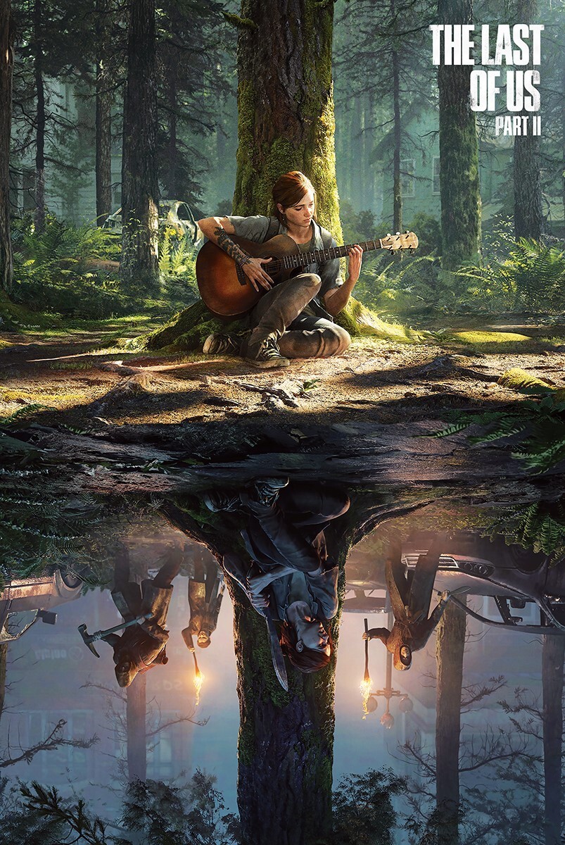 SONY THE LAST OF US PART II VIDEO GAME POSTER NEW 24×36 FREE SHIPPING