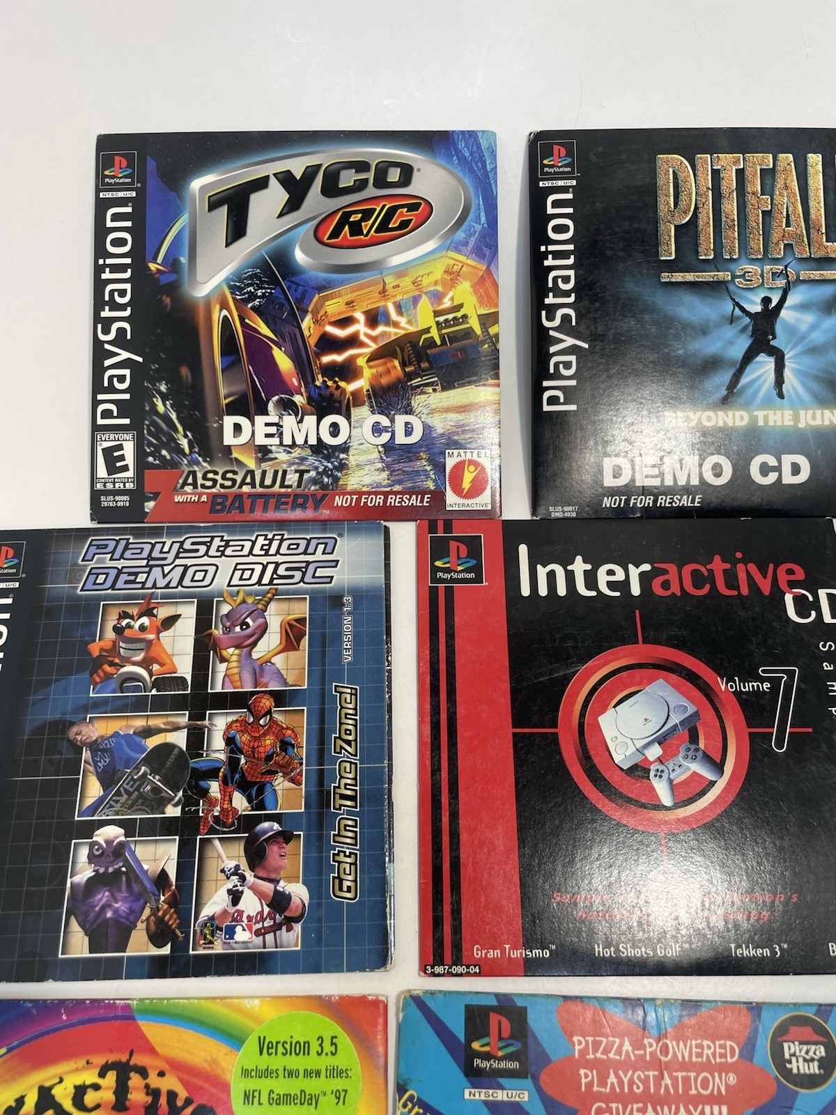 Sony PlayStation 1 Demo Disc Lot Of 8 Untested Condition Varies