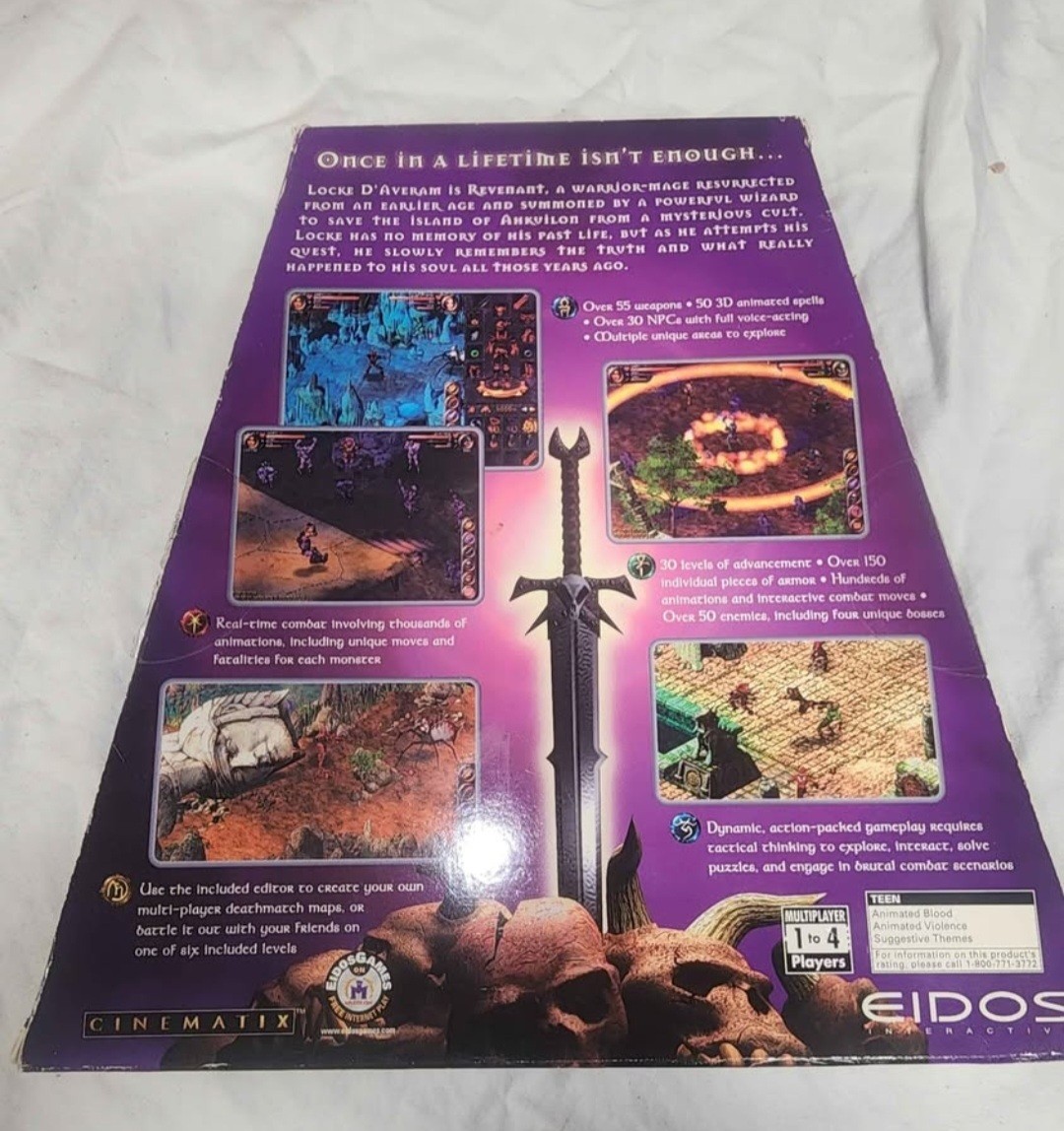 Eidos Interactive Revenant PC Role Playing Game, Manual Included, T-Teen