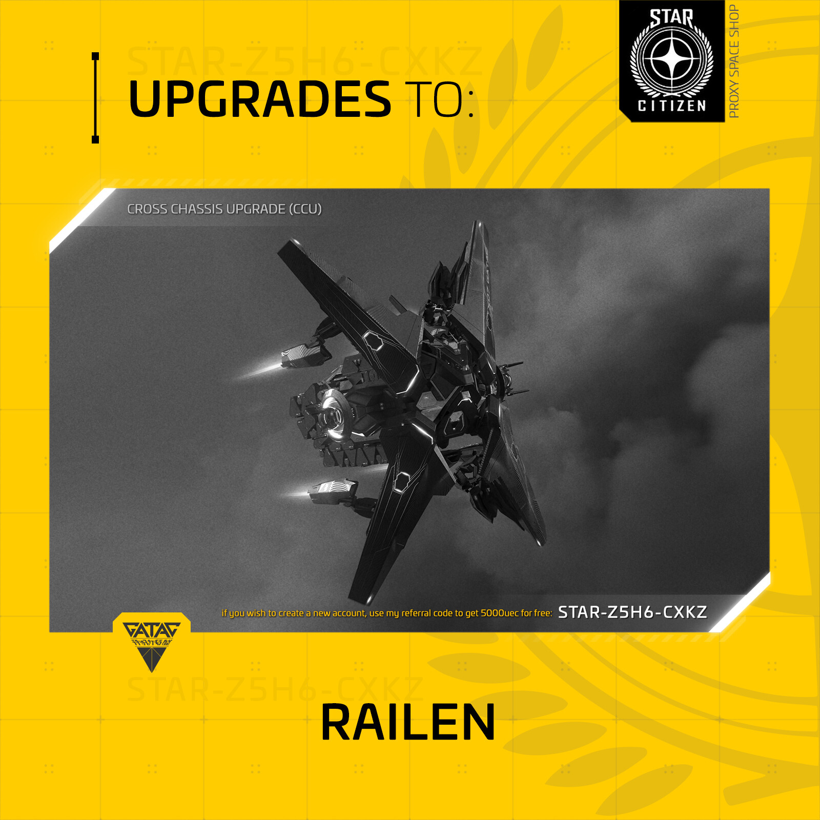 Star Citizen – GATAC RAILEN – UPGRADE – (CCU)