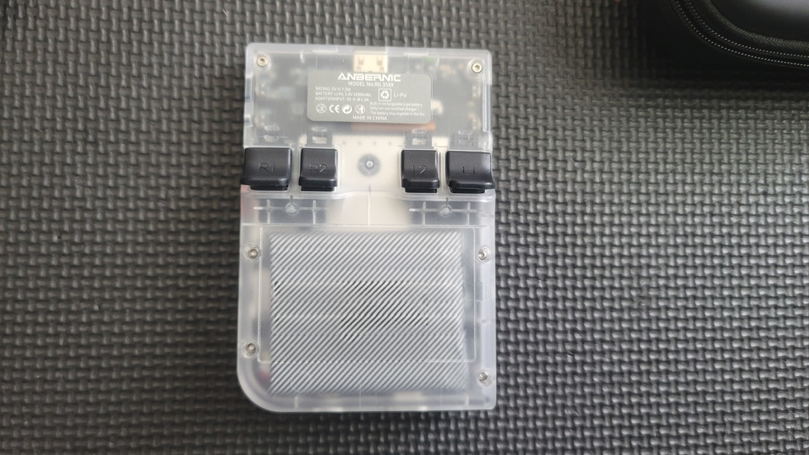 ANBERNIC RG35XX (CLEAR) 16GB GAME CARD (FREE BRICK) FRE CASE (GXRG)
