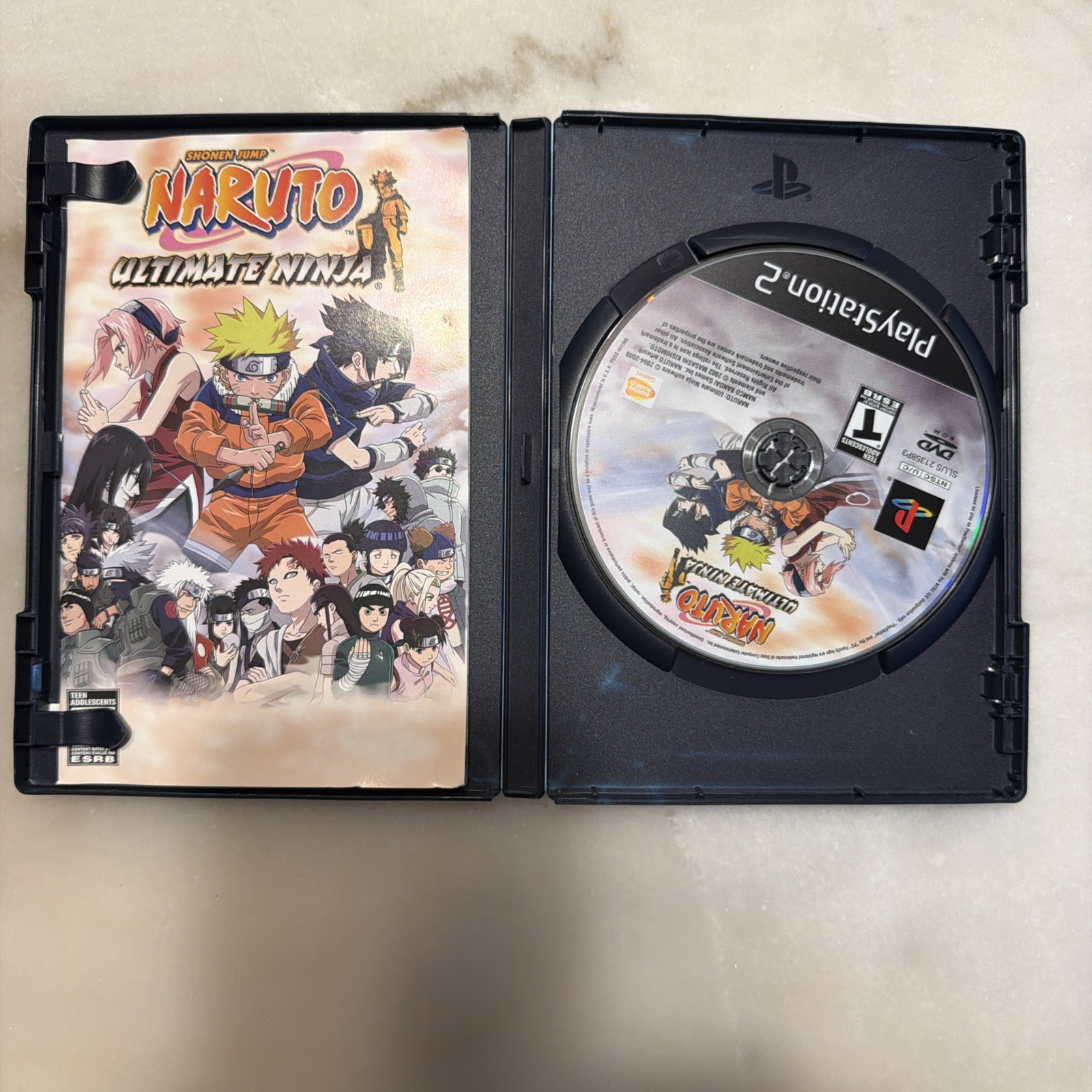 Naruto Shippuden: Ultimate Ninja 1 and 2 Ps2 PlayStation 2 Complete CIB Tested
