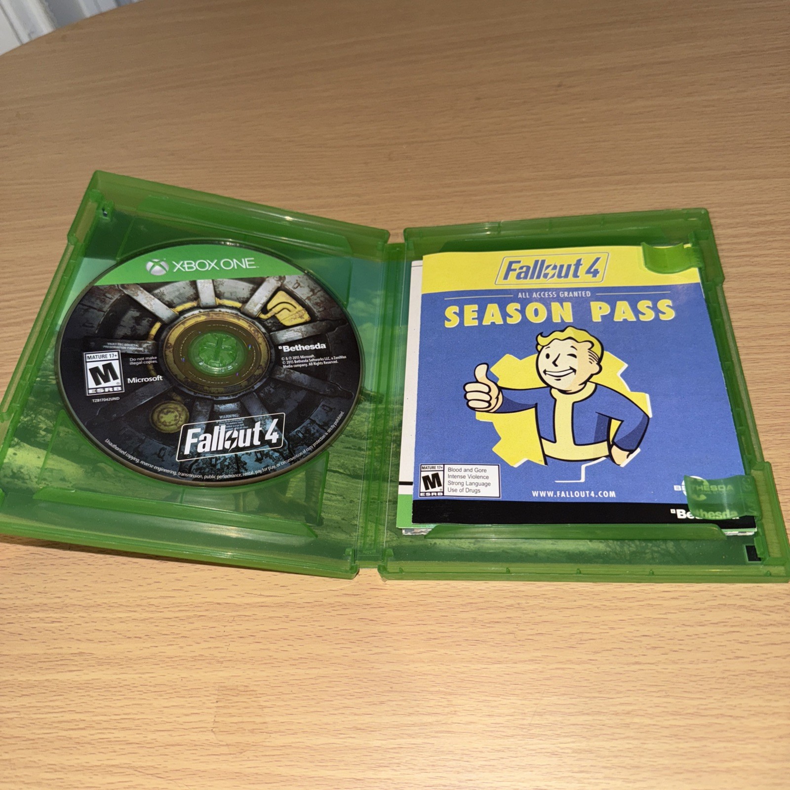 Fallout 4 Xbox One Video Game Tested Working