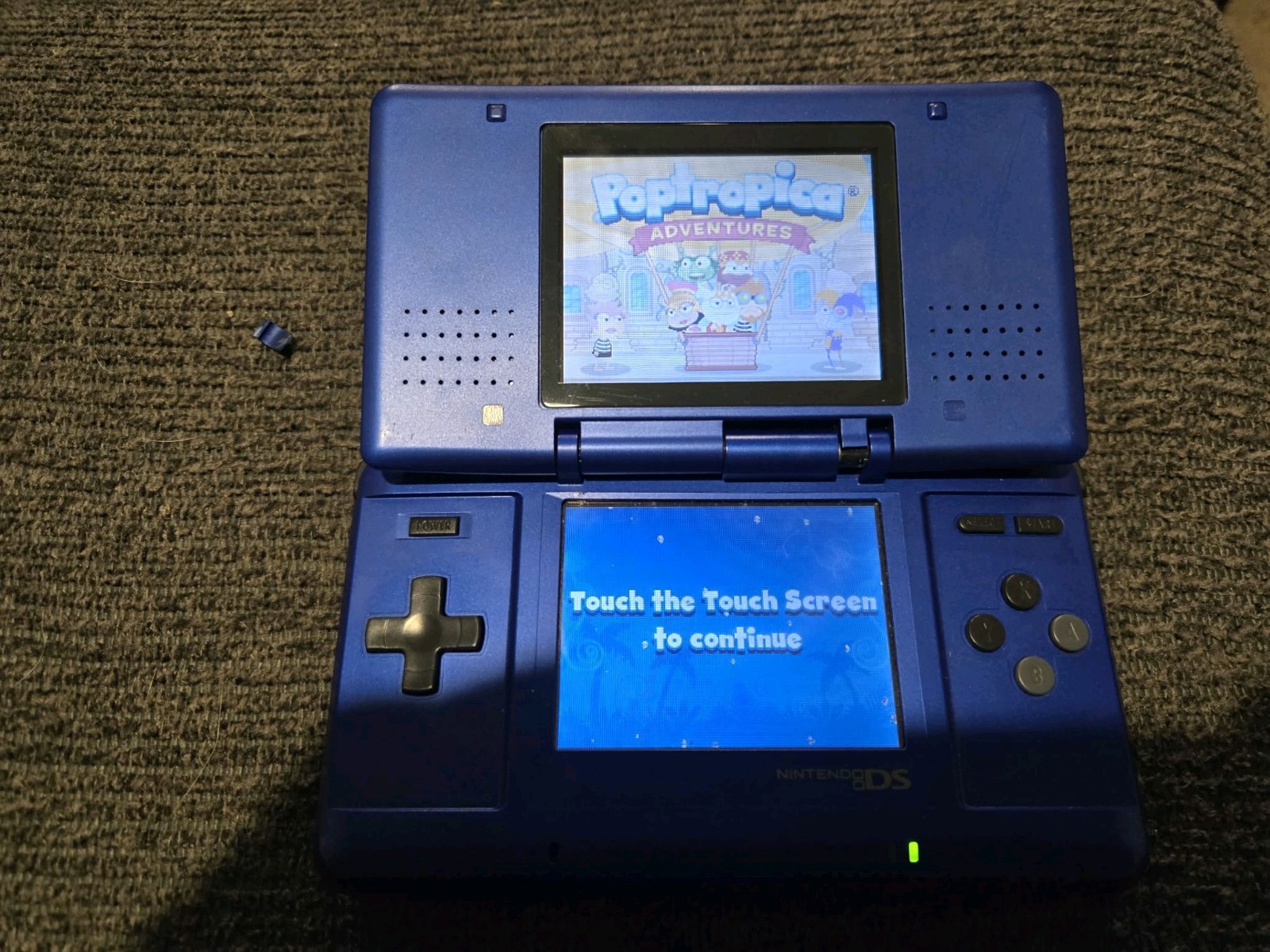 Nintendo DS Handheld System Blue No Charger: 2 Games included!