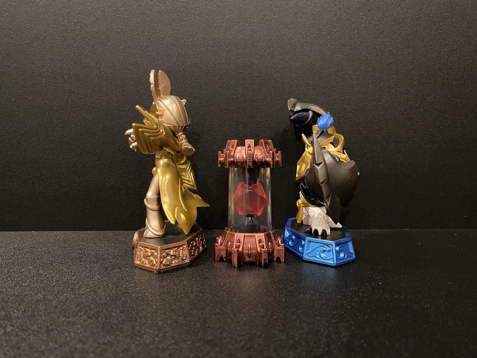 Skylanders King Pen Golden Queen Fire Reactor Creation Crystal Lot of 3 Figures