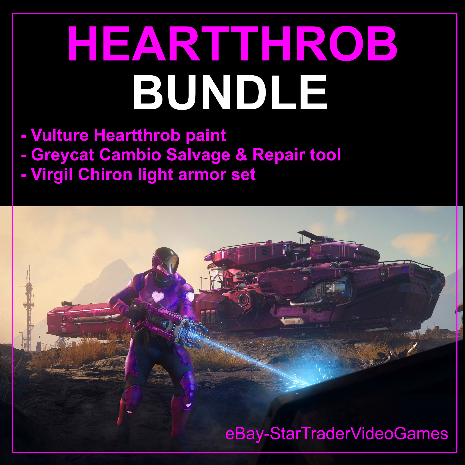 STAR CITIZEN – HEARTTHROB PATCH BUNDLE (LIMITED ITEM)