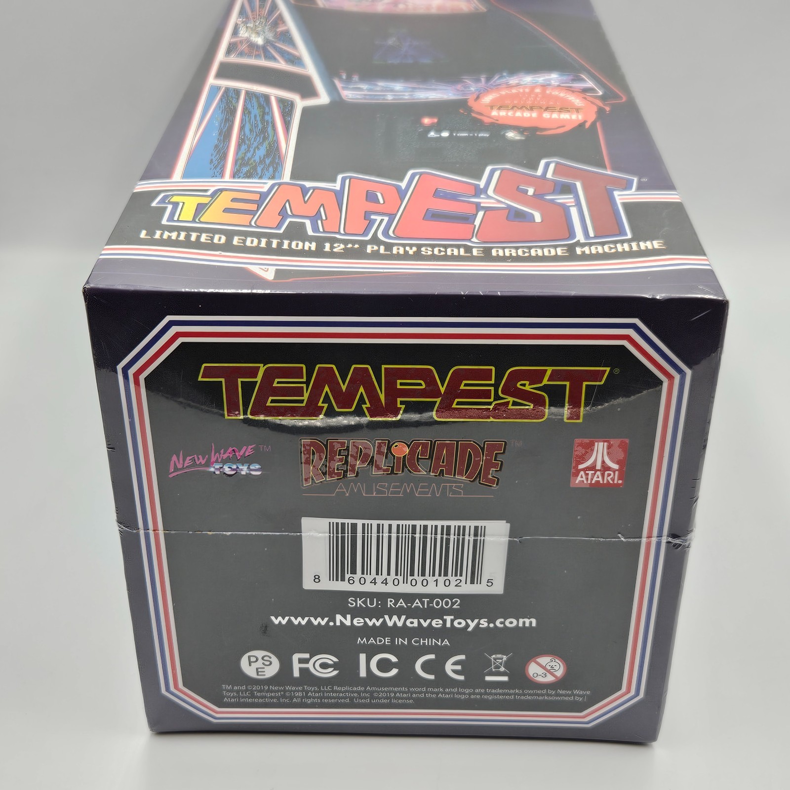 Tempest Limited Edition 12 Inch Play Scale Arcade Machine – New Wave Toys – New