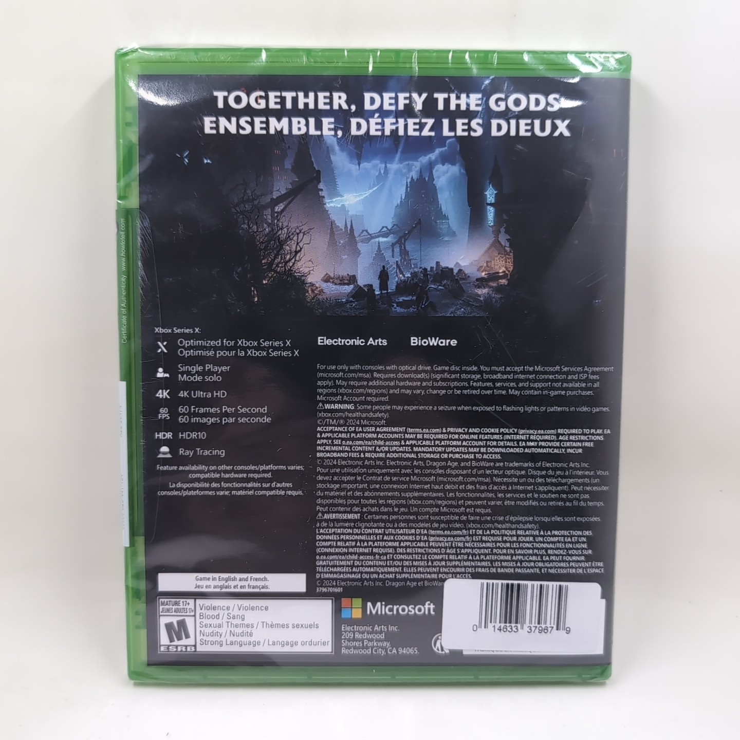 Electronic Arts Dragon Age: The Veilguard Xbox Series X Brand New Sealed Mint