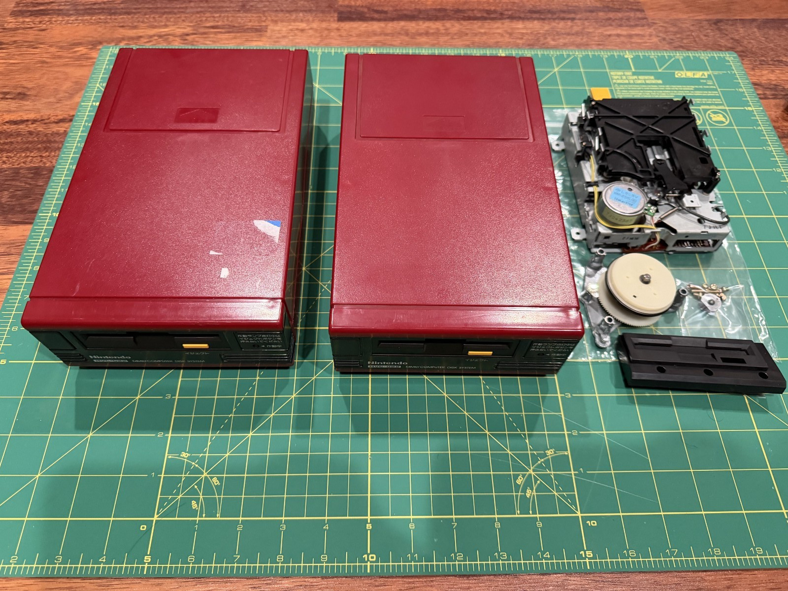 Nintendo Famicom Disk System Parts Lot