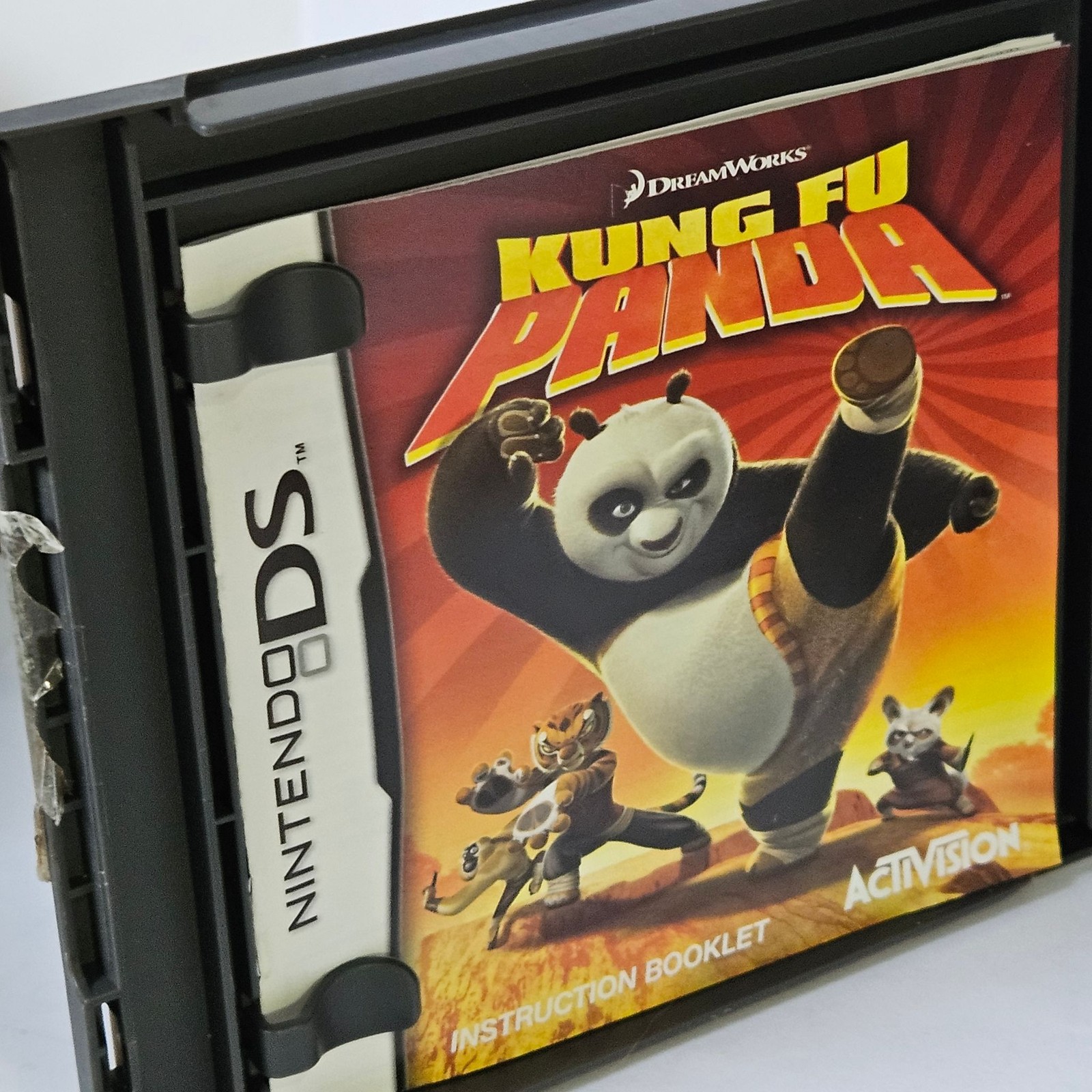Nintendo DS Alvin and The Chipmunks Kung Fu Panda Lot of 2 Cartridges Manuals