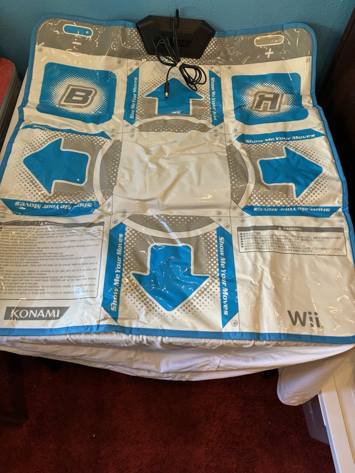 Dance Dance Revolution Hottest Party 1&2 Nintendo Wii Bundle w/ Dance Pad Mat