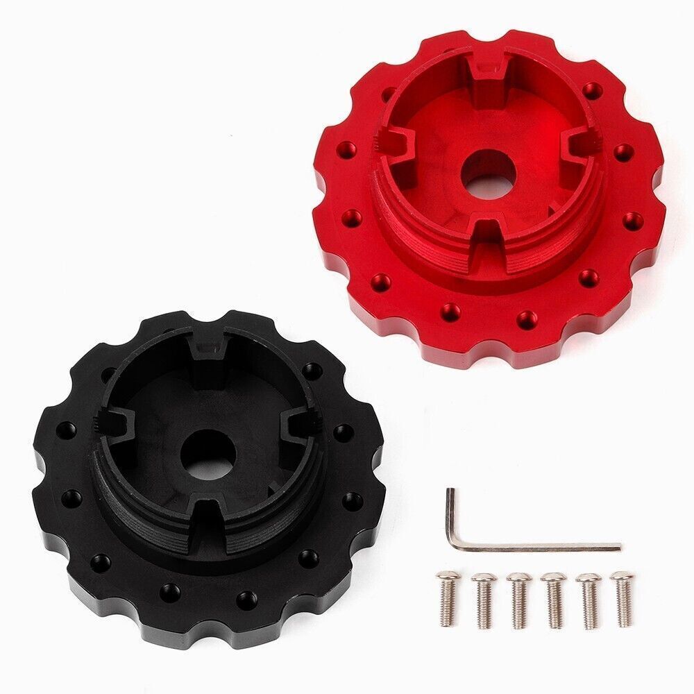 New Black/Red 74mm Steering Wheel Adapter Converter for PXN V10 Steering Wheel