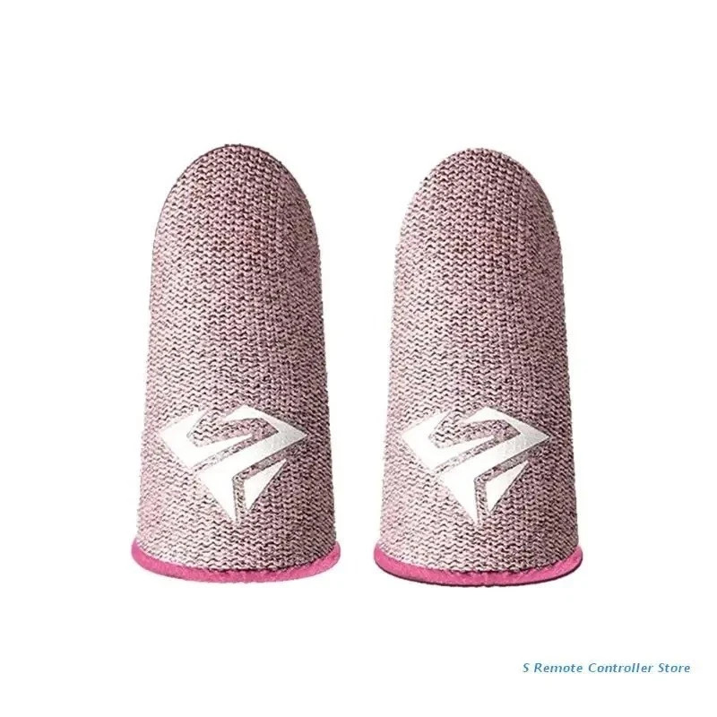 2Pcs Gaming Finger Sleeves Anti-Sweat Thumb Cover for Mobile Games High quality.