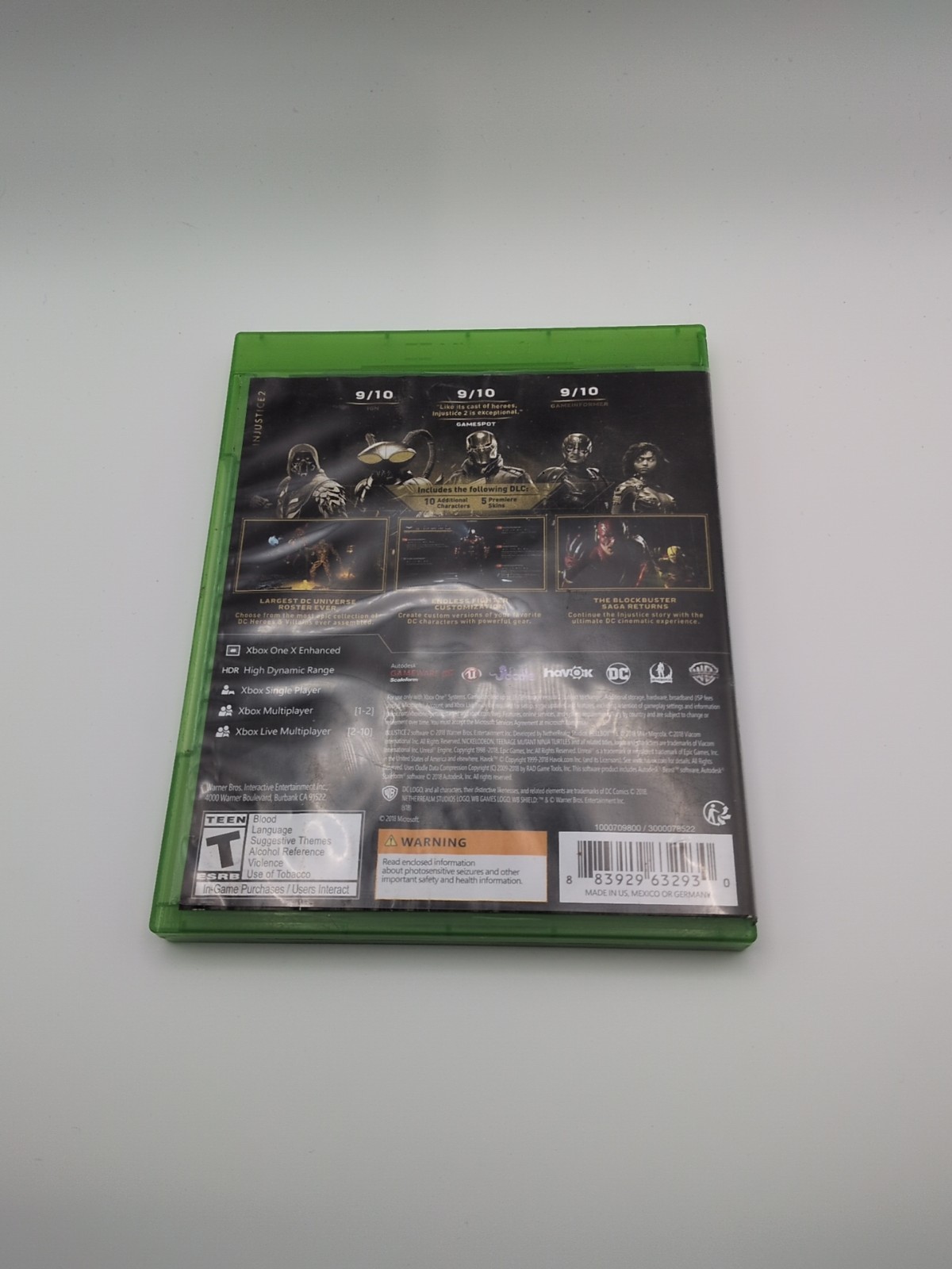 WB Games Injustice 2: Legendary Edition – Xbox One Tested And Working
