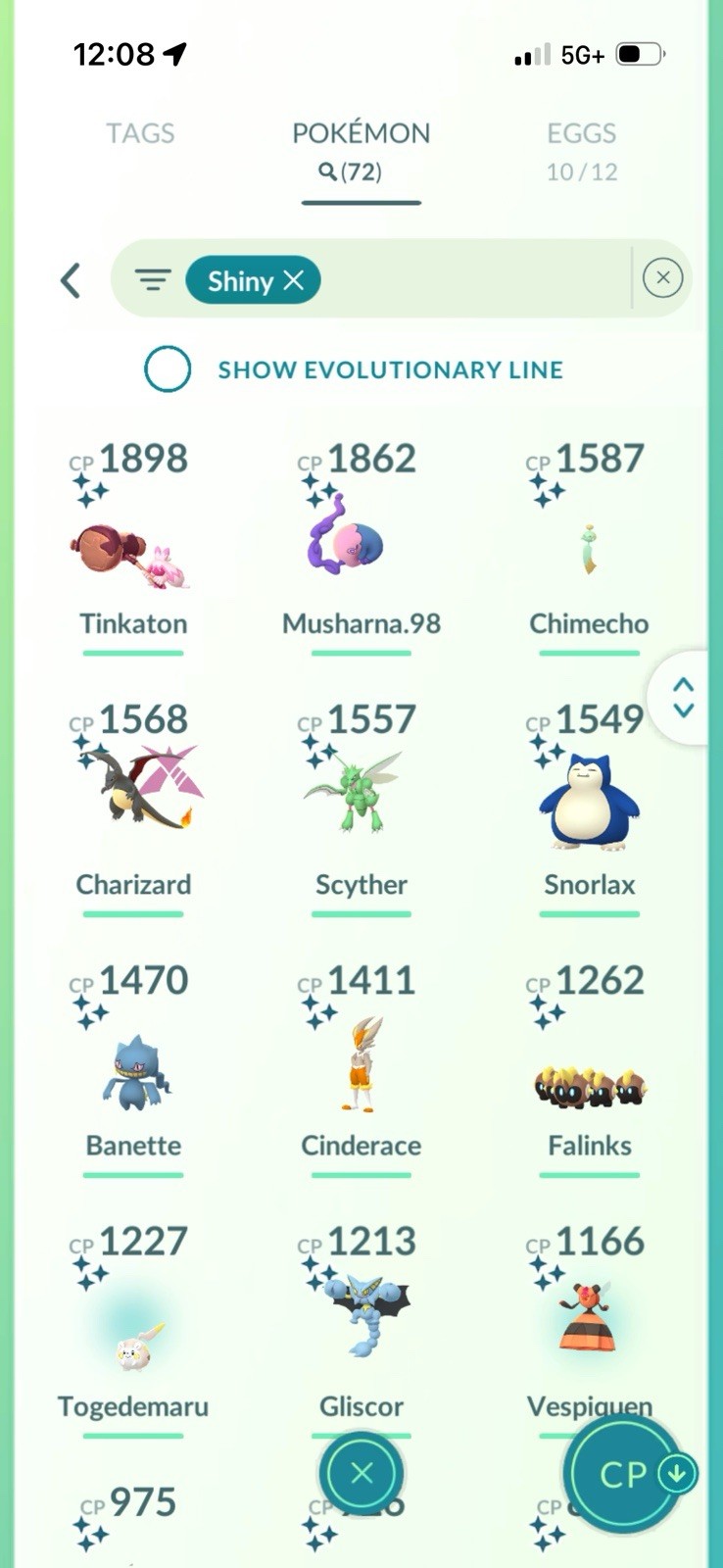 Pokémon GO Shiny Pokémon List Screenshots Pikachu Rotom Mewtwo Android iOS
