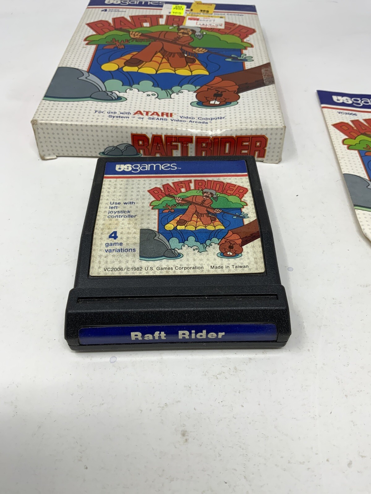 Raft Rider (Atari 2600, 1982) Complete In Box Tested And Working