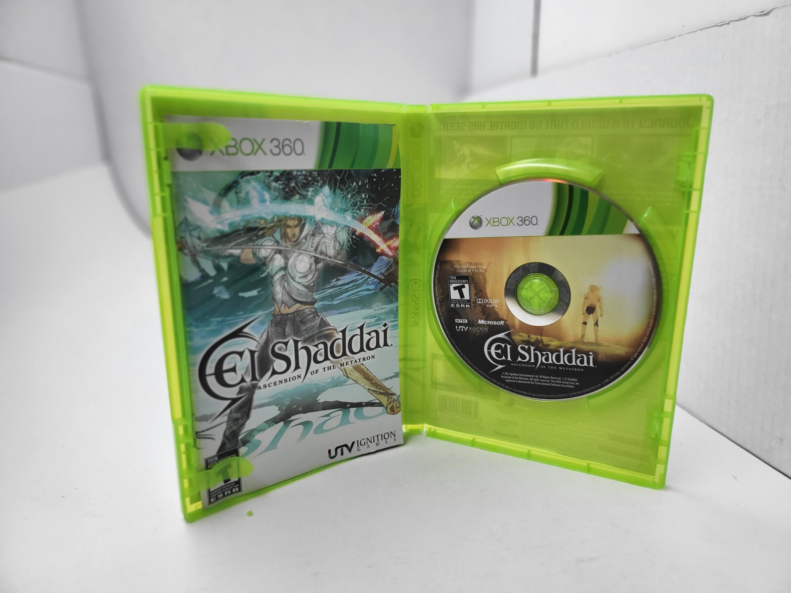 MINT EL SHADDAI RPG AWESOME ROLE PLAYING GAME FOR XBOX 360 MINT ##