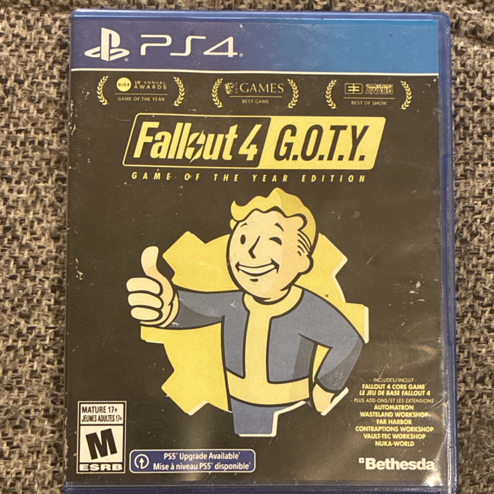 Bethesda Fallout 4 G.O.T.Y. Edition PS4 NTSC M PS5 Upgrade Available 2017